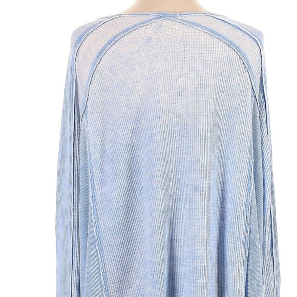 Free people waffle knit long sleeve top - Picture 2 of 3